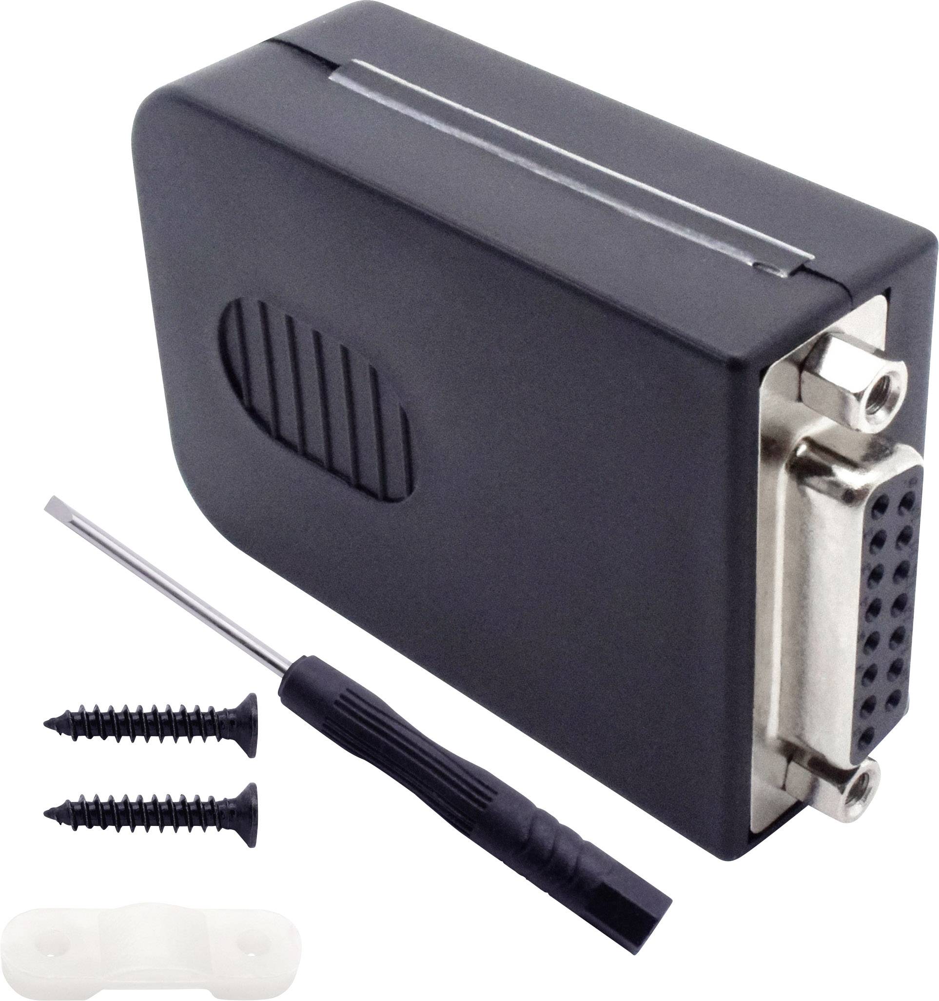 TRU COMPONENTS T1904C093 D-SUB Buchsenleisten-Set Polzahl: 15 Schrauben 1St.