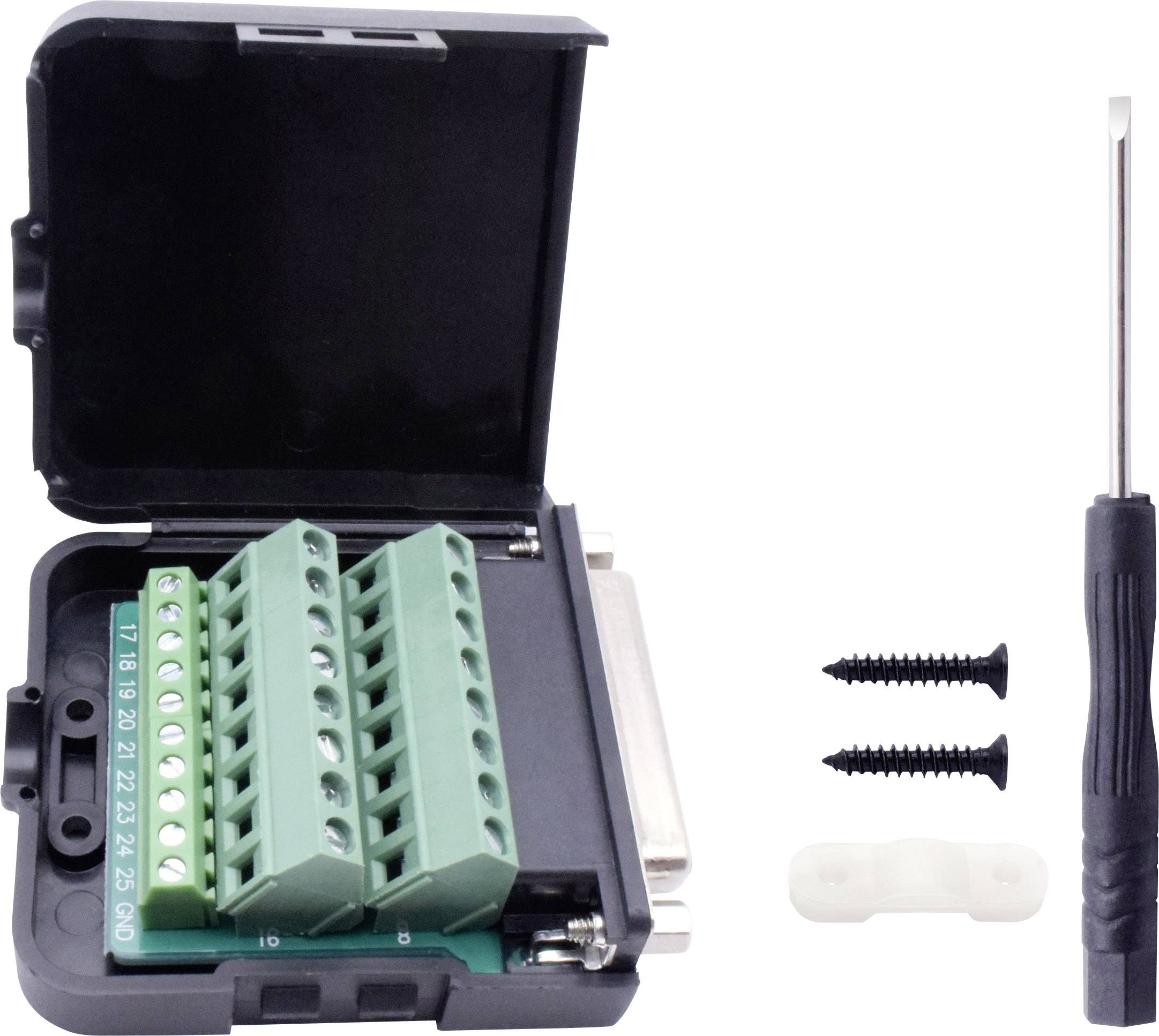 TRU COMPONENTS T1904C103 D-SUB Buchsenleisten-Set Polzahl: 25 Schrauben 1St.