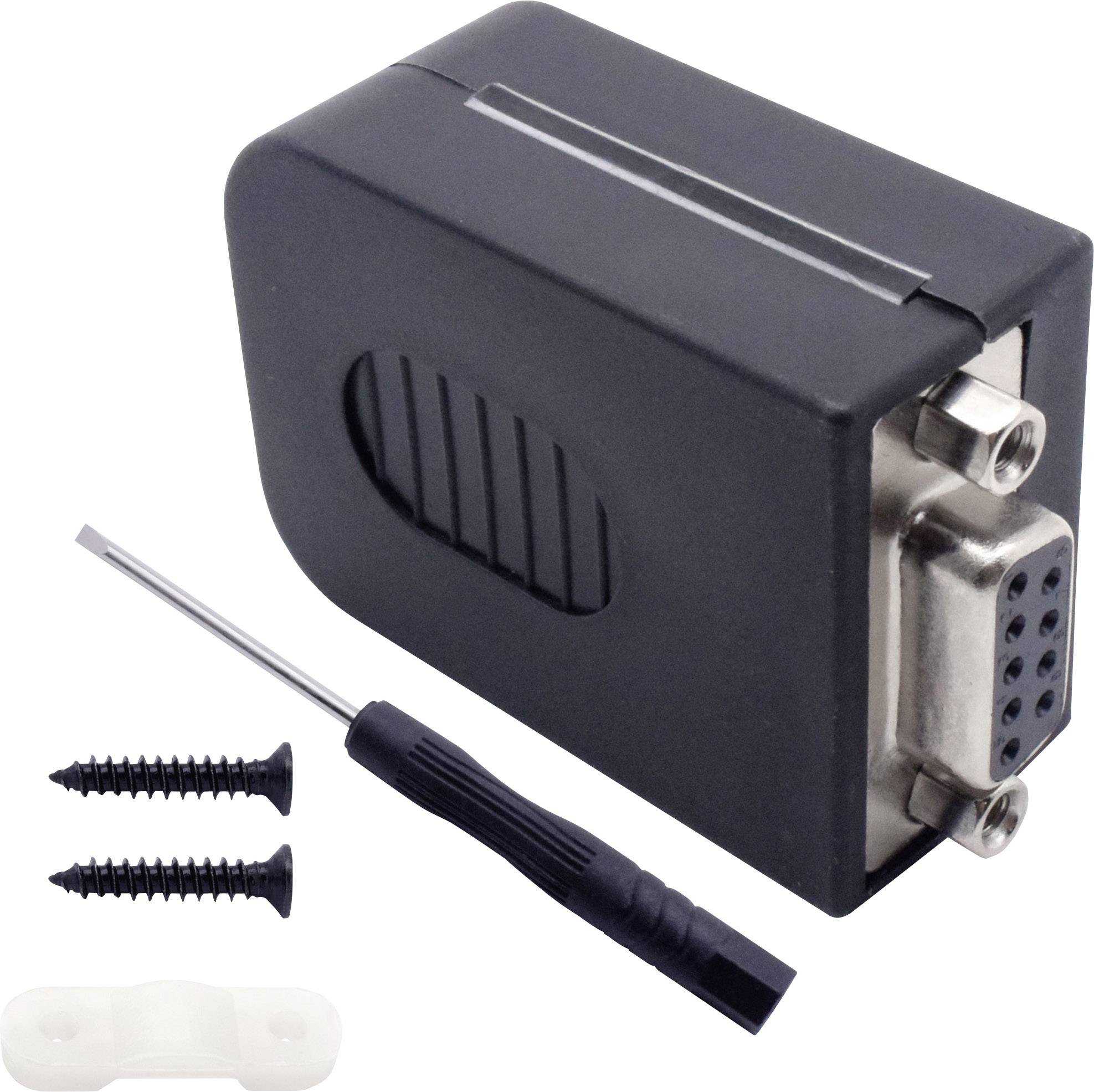 TRU COMPONENTS T1904C091 D-SUB Einbaubuchse Polzahl: 9 Schrauben 1St.