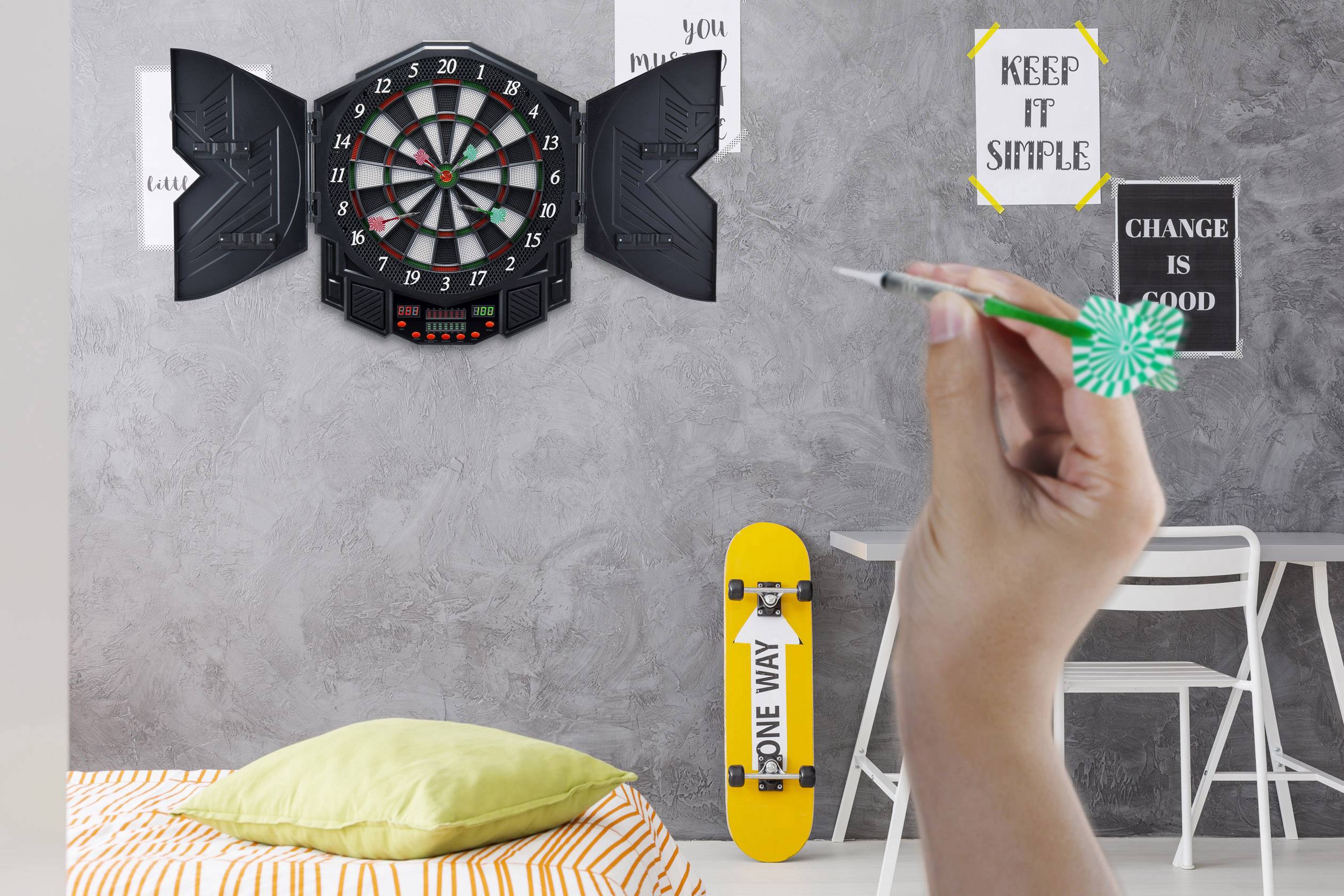 E-Dartscheibe Highscore