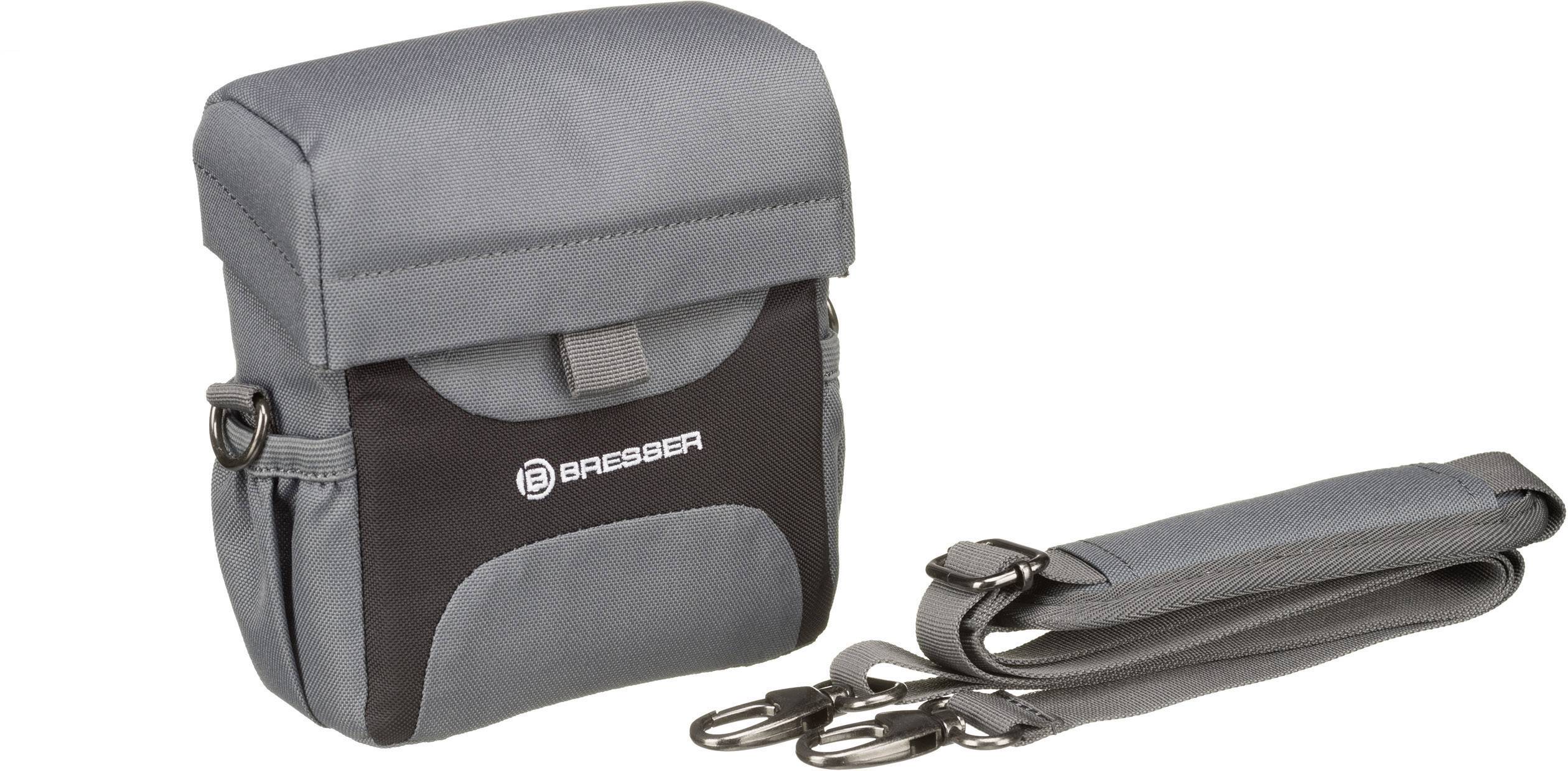 Bresser Optik Fernglas Pirsch ED 10 x 34 mm Dachkant Grau 1721035