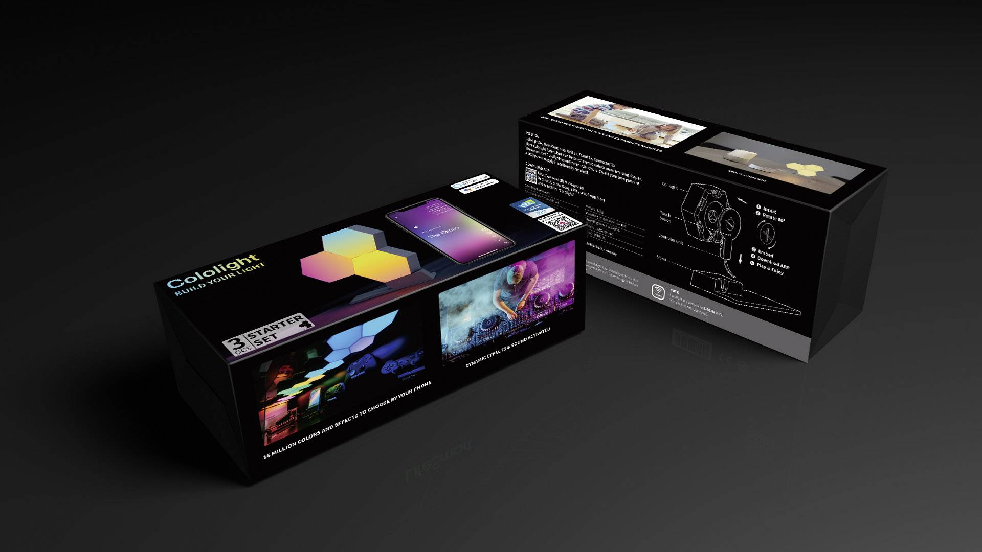 Cololight Smart Home Lichtsystem (Starter-Set) RGBW Alexa, Google Home