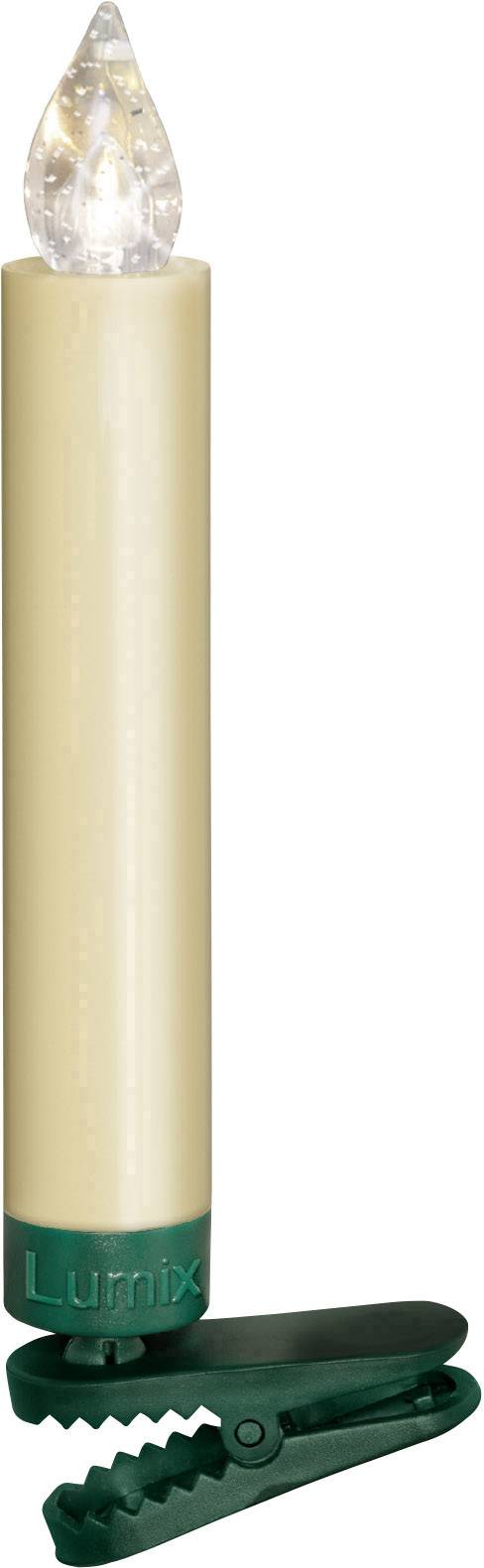 Lumix 74422 Funk-Weihnachtsbaum-Beleuchtung Kerze Innen/Außen batteriebetrieben Anzahl Leuchtmittel 10 LED Warmweiß