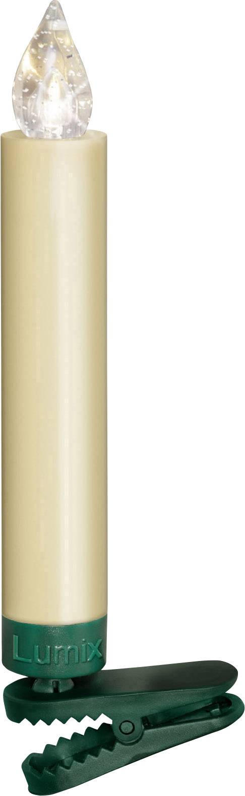 Lumix 74432 Funk-Weihnachtsbaum-Beleuchtung Kerze Innen/Außen batteriebetrieben Anzahl Leuchtmittel 5 LED Warmweiß