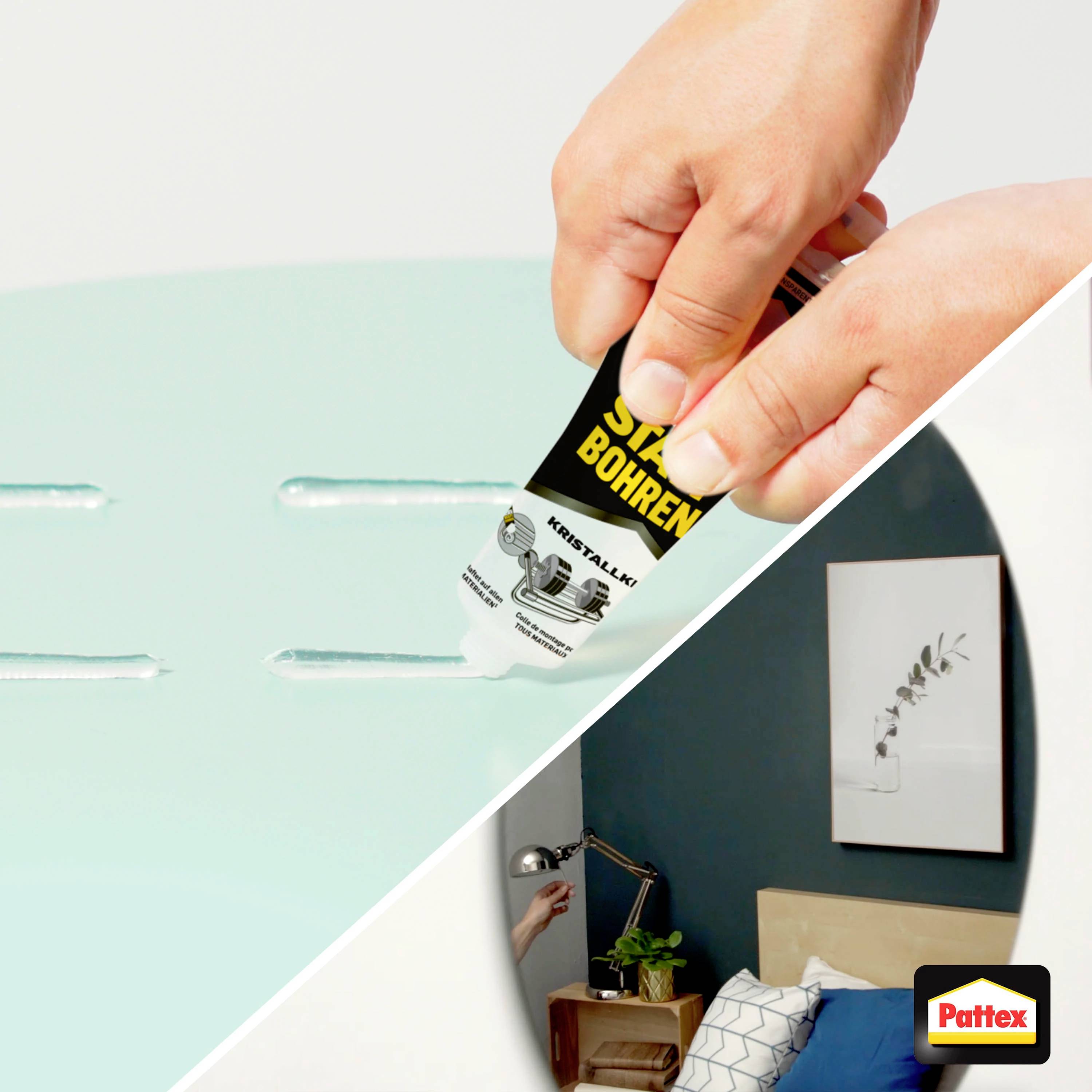 Pattex Kleben statt Bohren Kristallklar Montagekleber PKBC1 90 g