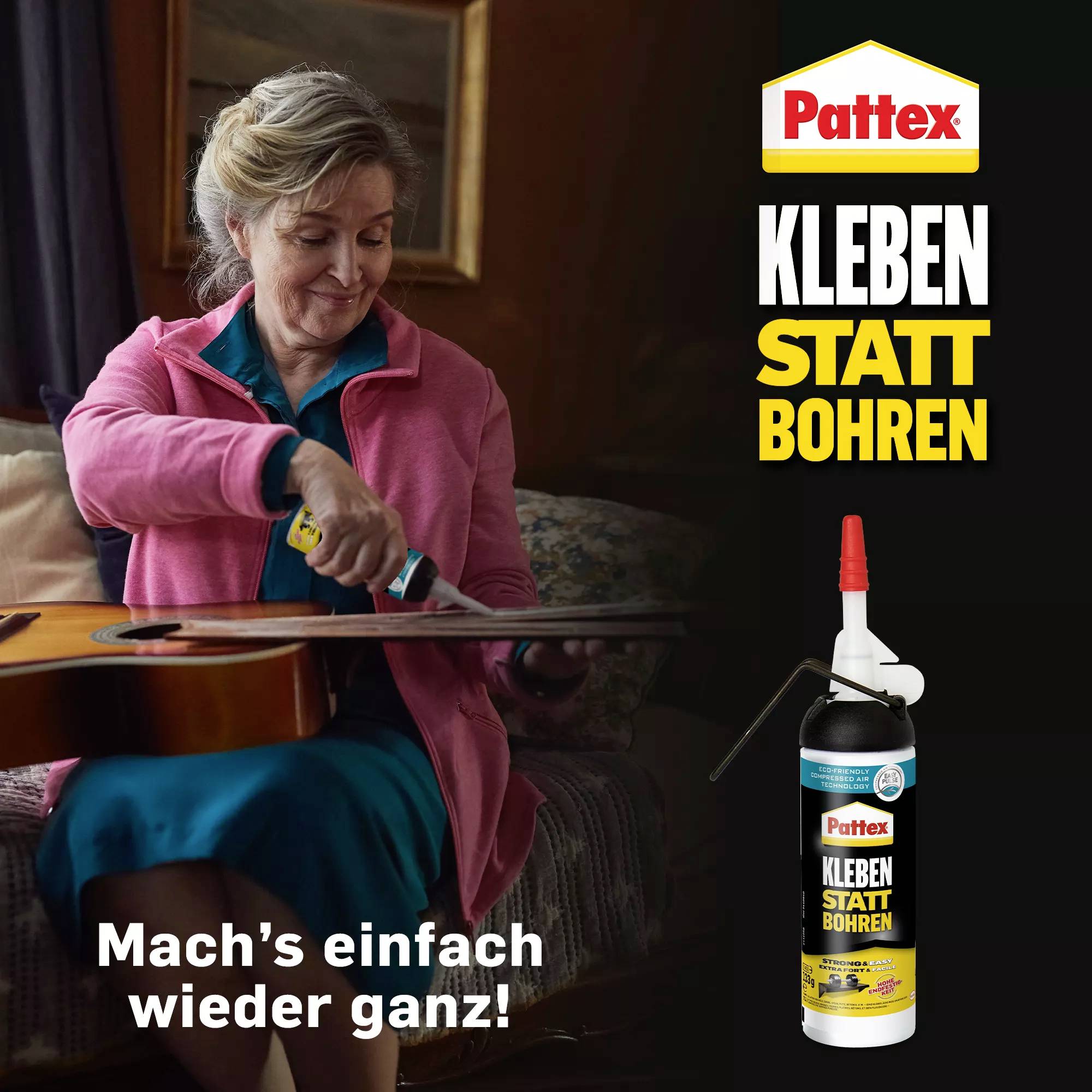 Pattex Kleben statt Bohren Montagekleber PKBK1 133g