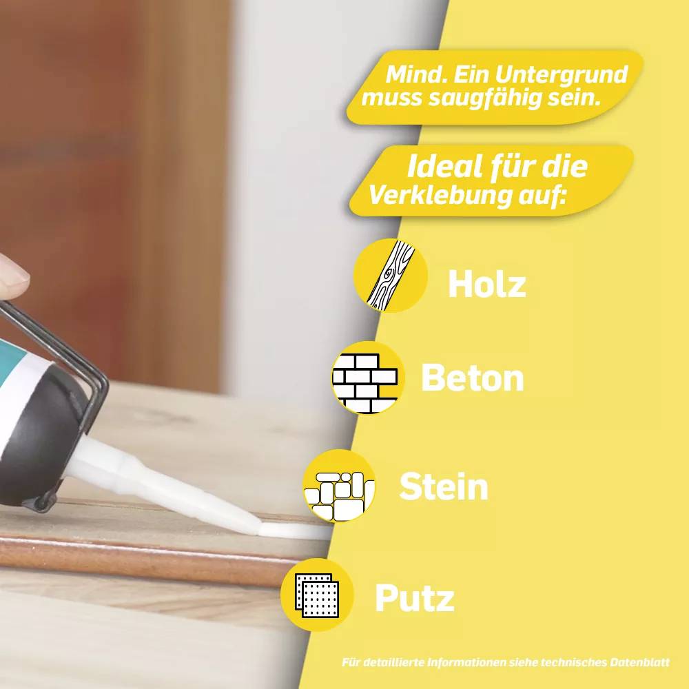 Pattex Kleben statt Bohren Montagekleber PKBK1 133g