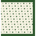 Krinner 91101 Unterlegdecke Sterne Grün wasserdichte Unterseite