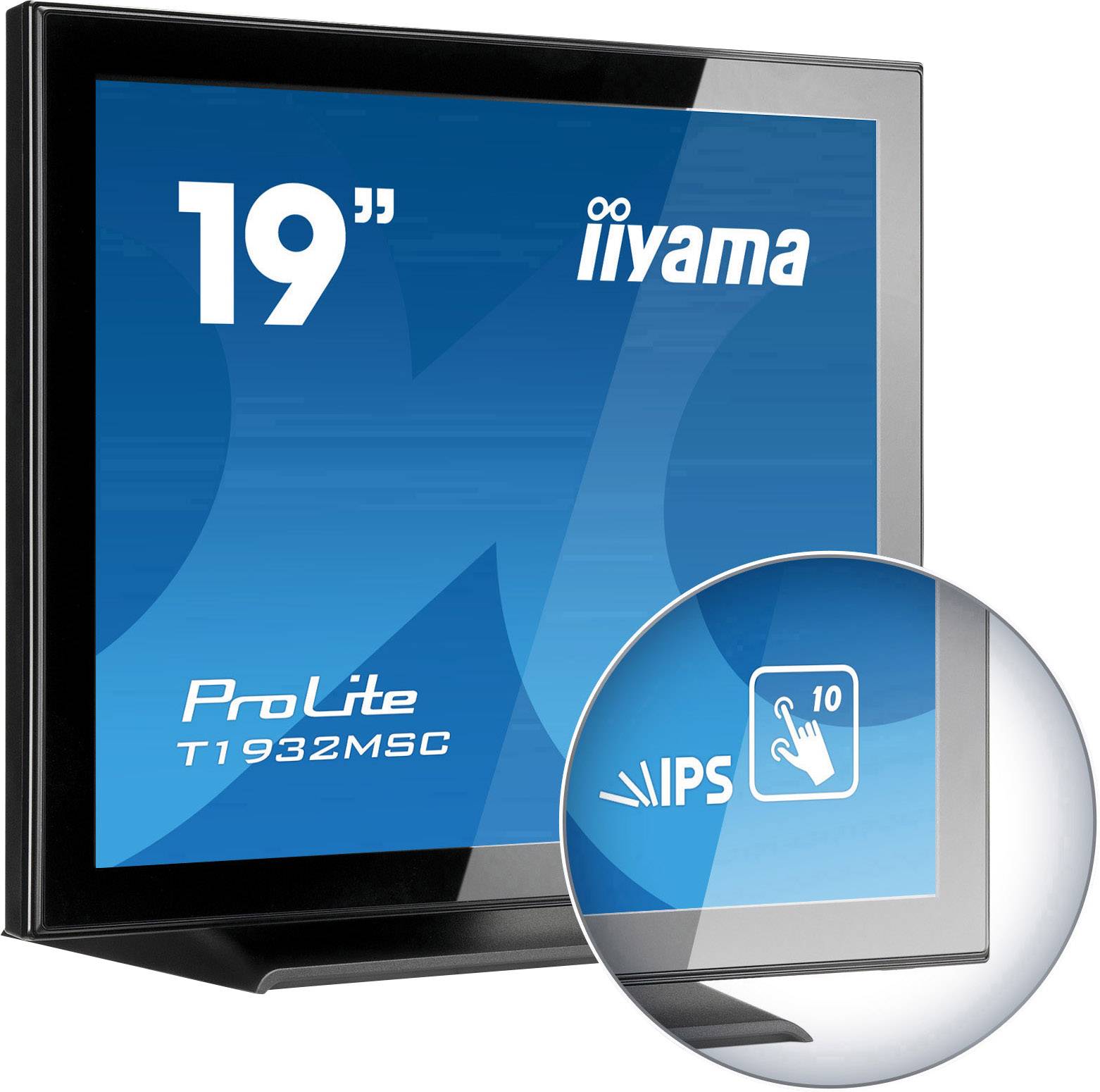 Iiyama T1932MSC-B5AG LED-Monitor EEK: E (A - G) 48.3 cm (19 Zoll) 1280 x 1024 Pixel 5:4 14 ms VGA, HDMI®, DisplayPort IPS LED