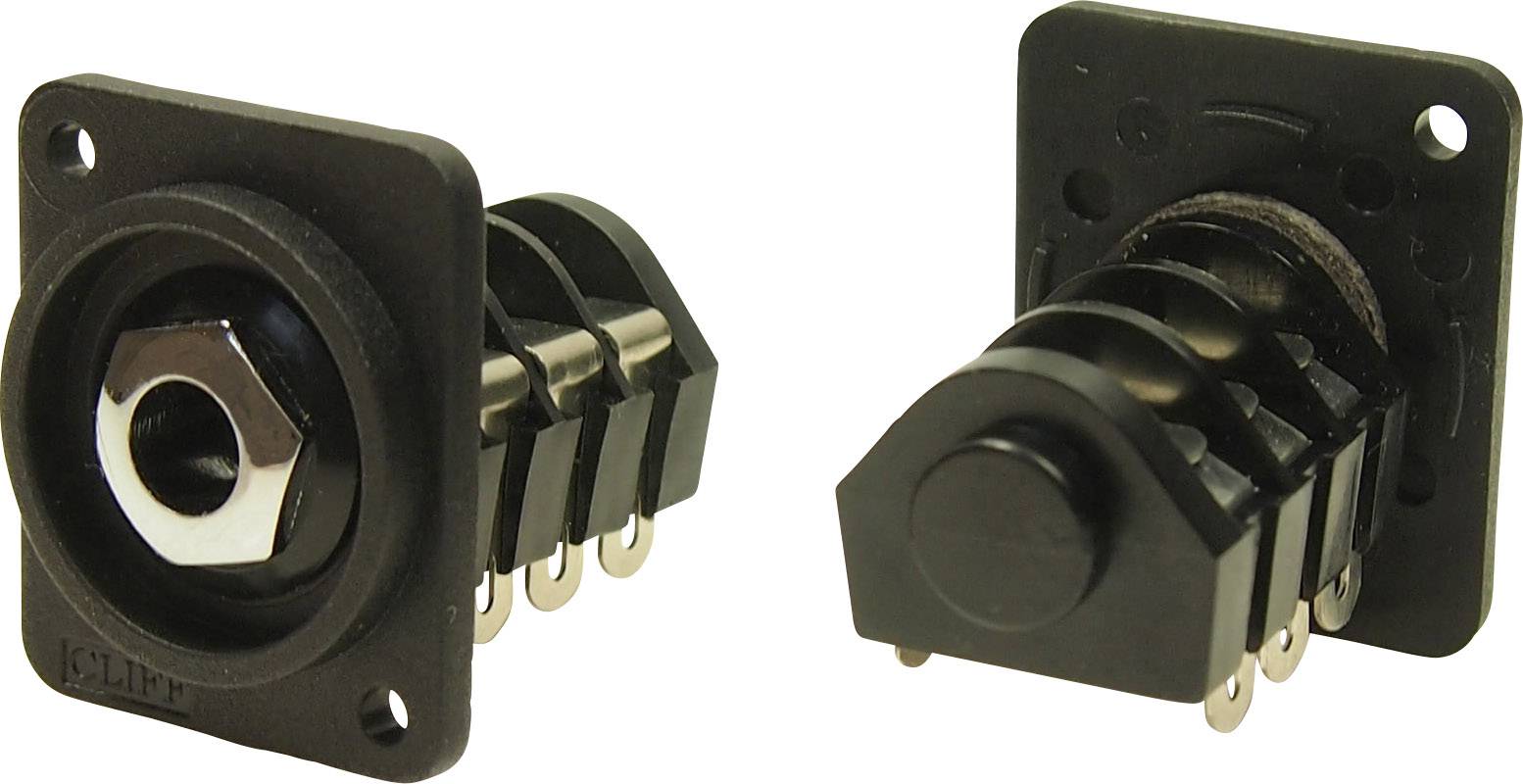 Cliff CP303080X Klinken-Steckverbinder 6.35mm Stereo