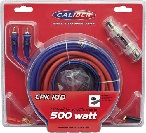 Caliber Audio Technology CPK10D Car HiFi Endstufen-Anschluss-Set