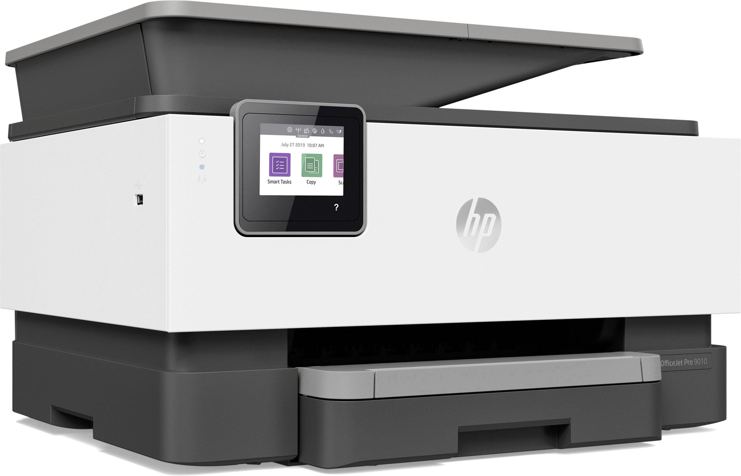 HP OfficeJet Pro 9010 All-in-One Basalt Multifunktionsdrucker Tintenstrahl Farbe A4 Drucker, Scanner, Kopierer, Fax LAN, WLAN, Duplex, Duplex-ADF