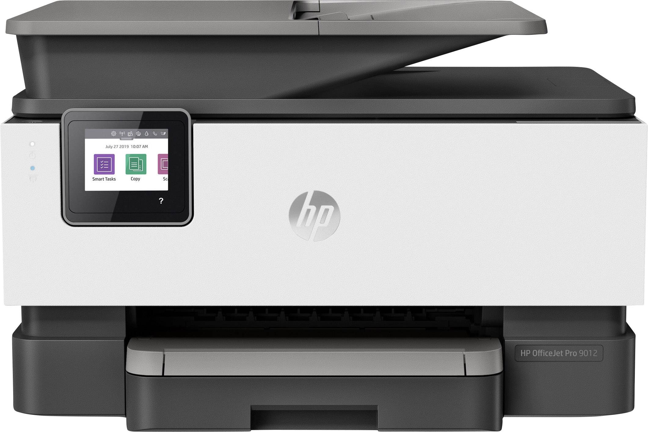 HP OfficeJet Pro 9012 All-in-One Basalt Farb Tintenstrahl Multifunktionsdrucker A4 Drucker, Scanner, Kopierer, Fax LAN, WLAN, Duplex, Duplex-ADF