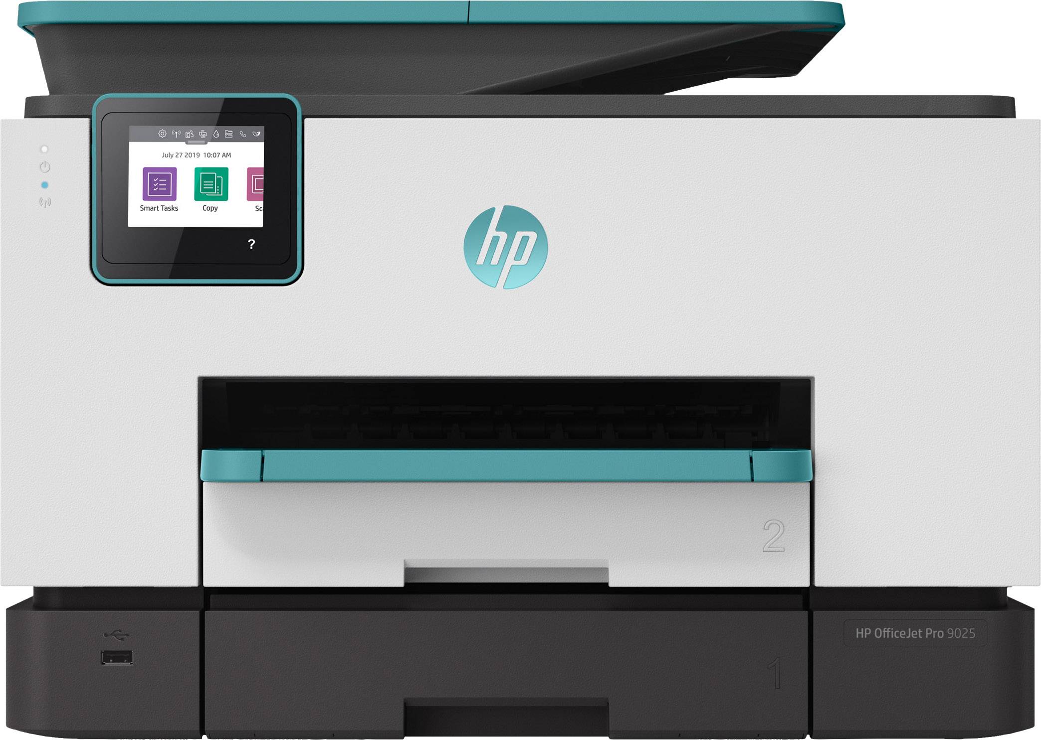 HP Officejet Pro 9025 All-in-One Oasis Blue Farb Tintenstrahl Multifunktionsdrucker A4 Drucker, Scanner, Kopierer, Fax LAN, WLAN, Duplex, Duplex-ADF