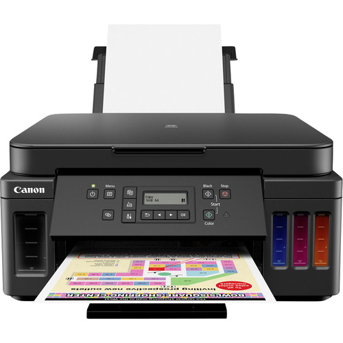 Canon PIXMA G6050 Farb Tintenstrahl Multifunktionsdrucker A4 Drucker, Scanner, Kopierer LAN, WLAN, Duplex, Tintentank-System