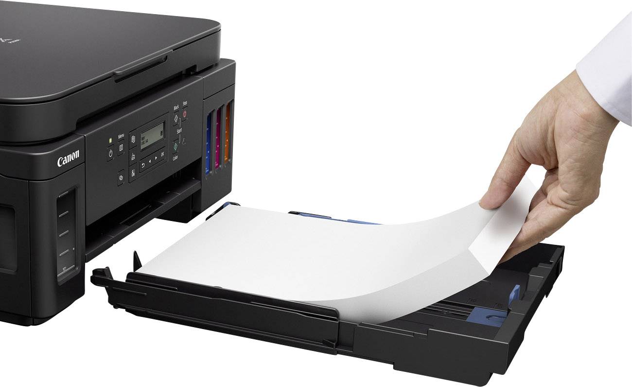Canon PIXMA G6050 Farb Tintenstrahl Multifunktionsdrucker A4 Drucker, Scanner, Kopierer Tintentank-System, LAN, WLAN, Duplex