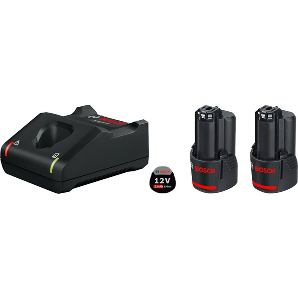 Bosch Professional GAL 12V-40 + 2x GBA 12V 2.0Ah 1600A019R8 Werkzeug-Akku und Ladegerät 12V 2Ah Li-Ion Bosch Professional GAL 12V-40 + 2x GBA 12V 2.0Ah 1600A019R8 Werkzeug-Akku und Ladegerät 12V 2Ah Li-Ion