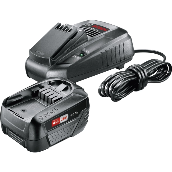 Bosch Home and Garden Battery Set PBA 18V 4,0Ah + AL1830CV 1600A00ZR7 Werkzeug-Akku und Ladegerät Bosch Home and Garden Battery Set PBA 18V 4,0Ah + AL1830CV 1600A00ZR7 Werkzeug-Akku und Ladegerät