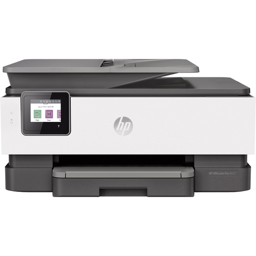 HP OfficeJet Pro 8022 All-in-One Basalt Farb Tintenstrahl Multifunktionsdrucker A4 Drucker, Scanner, Kopierer, Fax LAN, WLAN