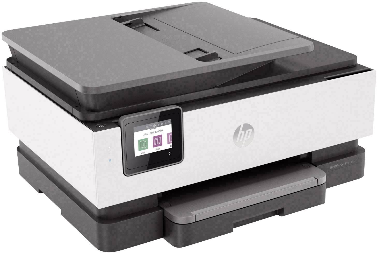 HP OfficeJet Pro 8022 All-in-One Basalt Farb Tintenstrahl Multifunktionsdrucker A4 Drucker, Scanner, Kopierer, Fax LAN, WLAN