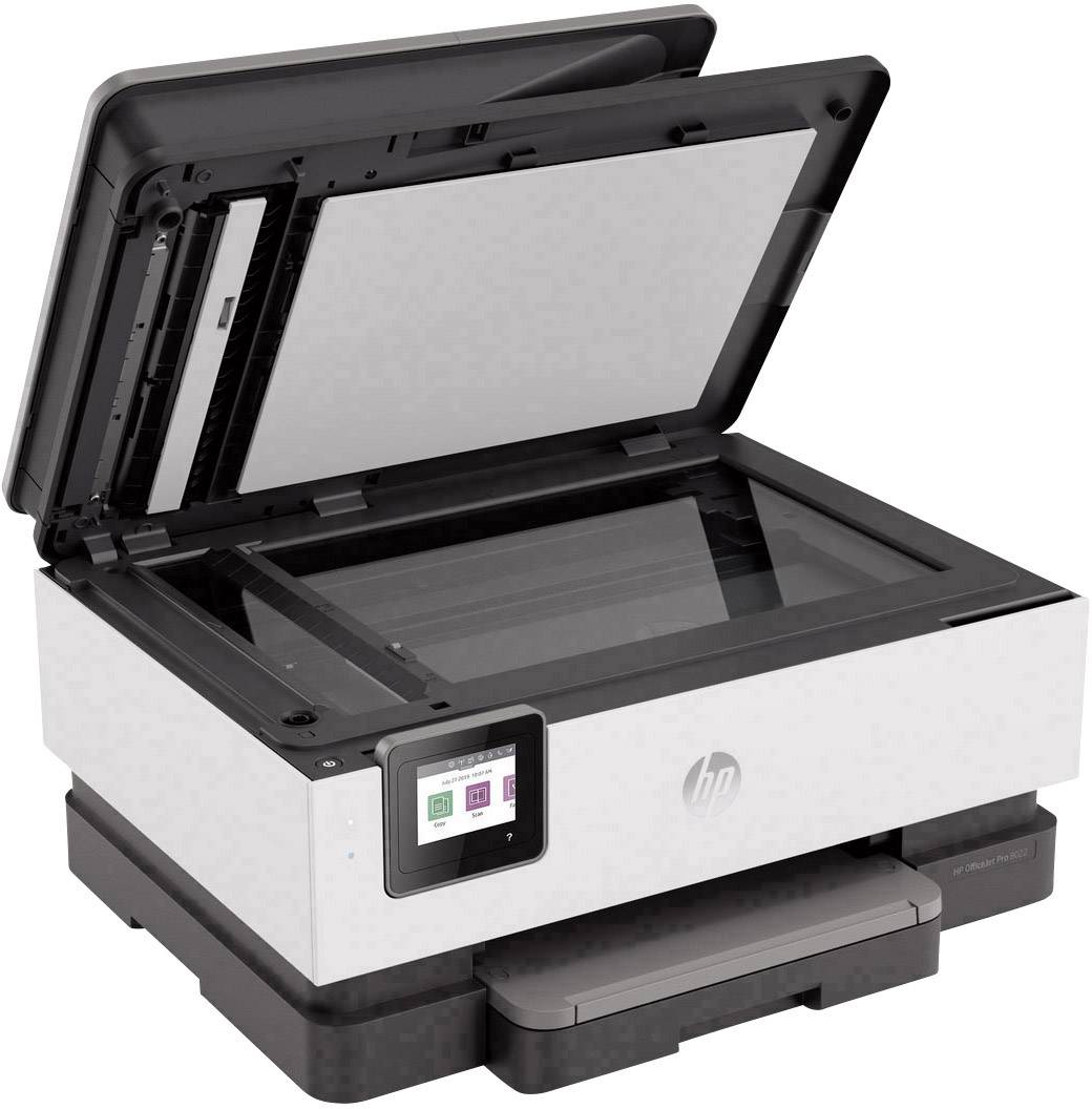HP OfficeJet Pro 8022 All-in-One Basalt Farb Tintenstrahl Multifunktionsdrucker A4 Drucker, Scanner, Kopierer, Fax LAN, WLAN