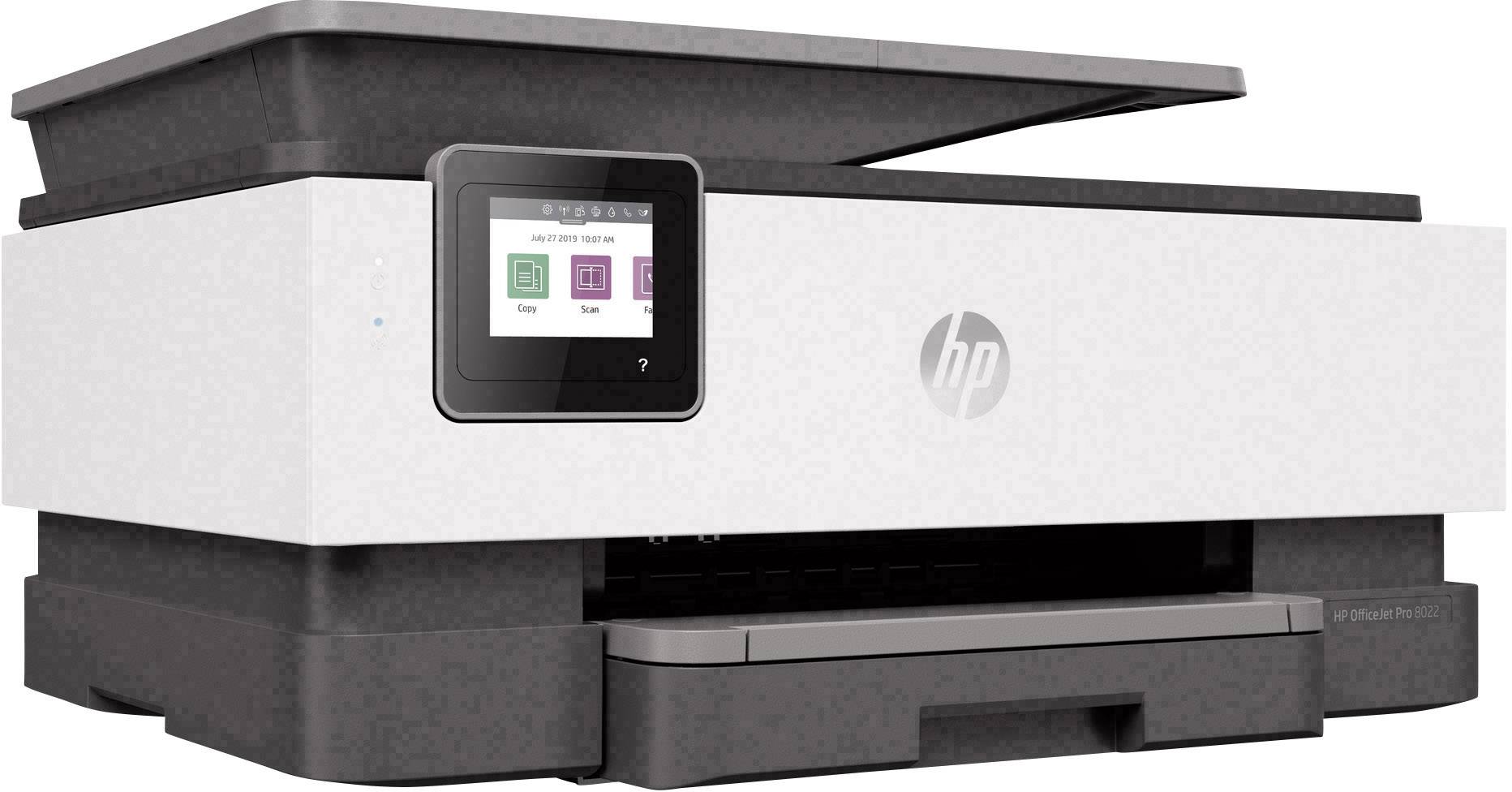 HP OfficeJet Pro 8022 All-in-One Basalt Farb Tintenstrahl Multifunktionsdrucker A4 Drucker, Scanner, Kopierer, Fax LAN, WLAN