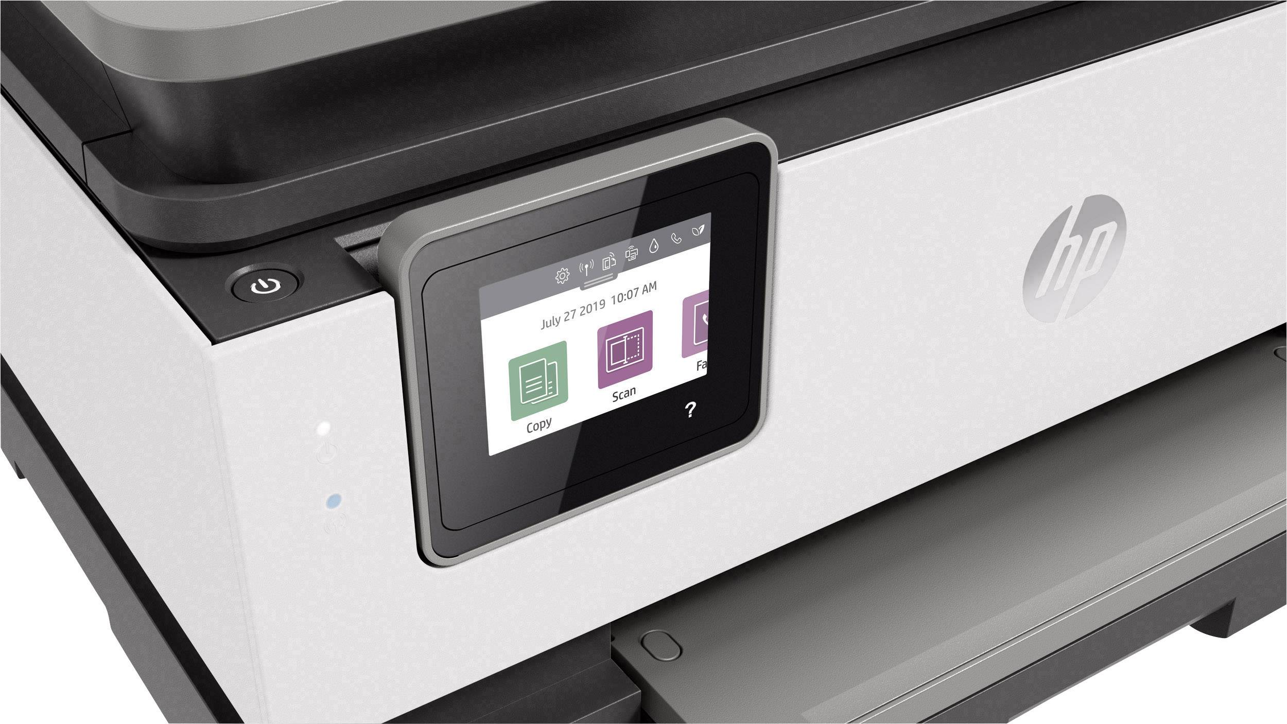 HP OfficeJet Pro 8022 All-in-One Basalt Farb Tintenstrahl Multifunktionsdrucker A4 Drucker, Scanner, Kopierer, Fax LAN, WLAN