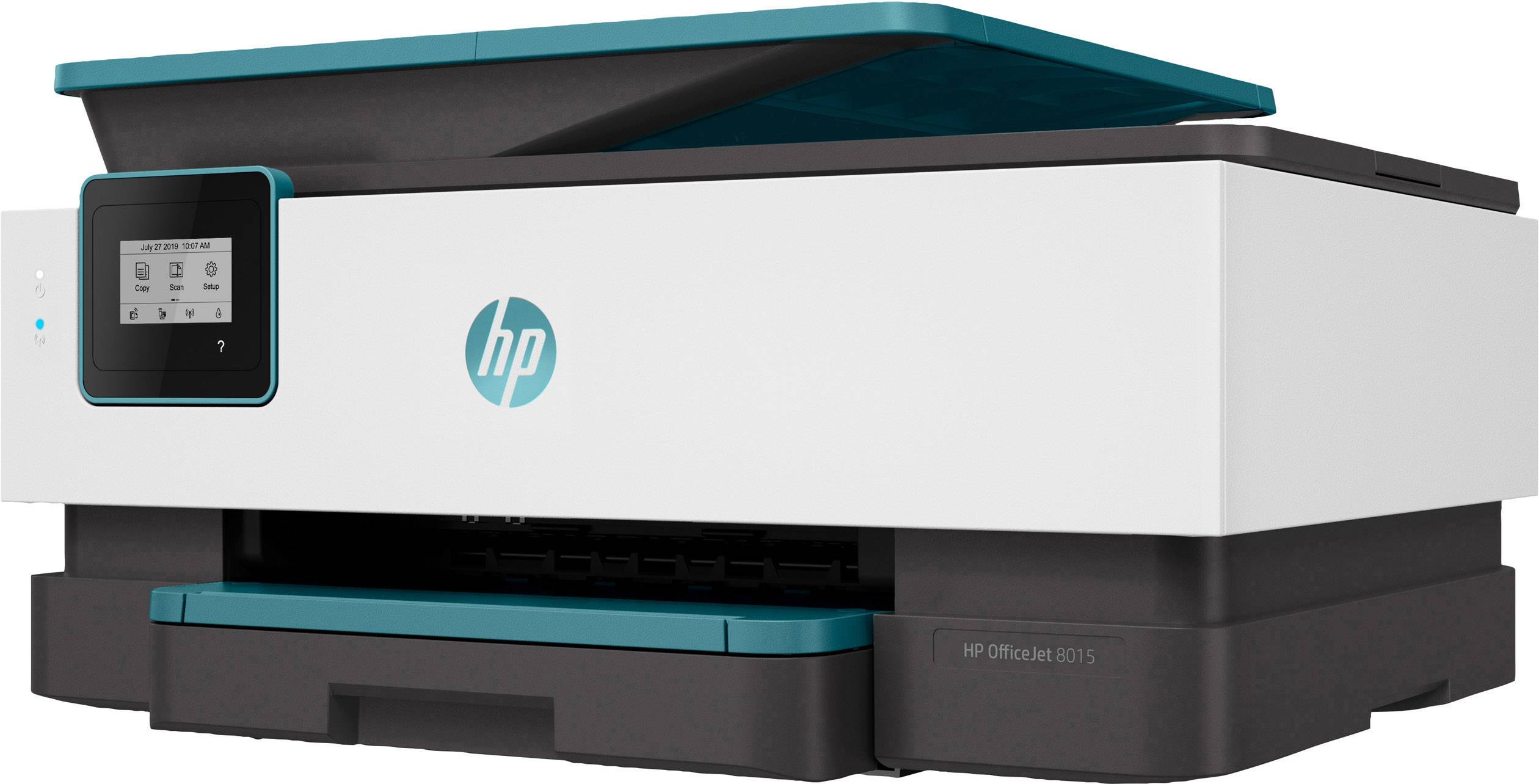 HP OfficeJet 8015 All-in-One Oasis Blue Farb Tintenstrahl Multifunktionsdrucker A4 Drucker, Scanner, Kopierer WLAN, Duplex, ADF
