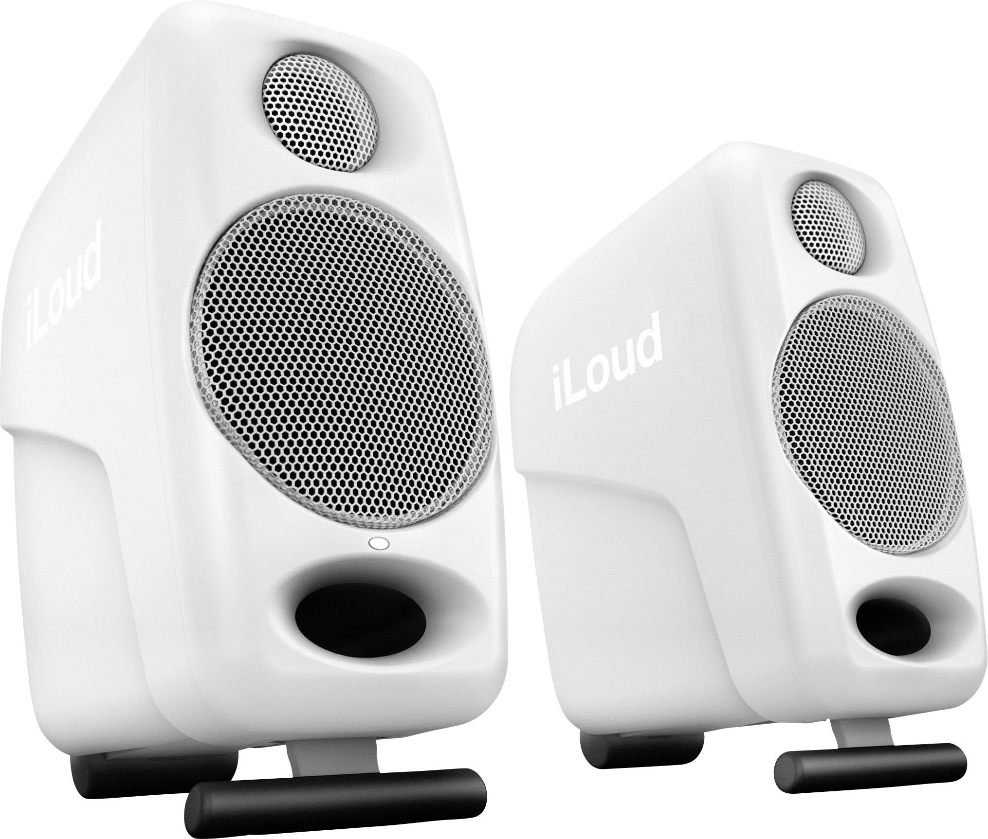 IK Multimedia iLoud Micro White Special Edition Aktiver Monitor-Lautsprecher 7.6cm 3 Zoll 50W 1 Paar