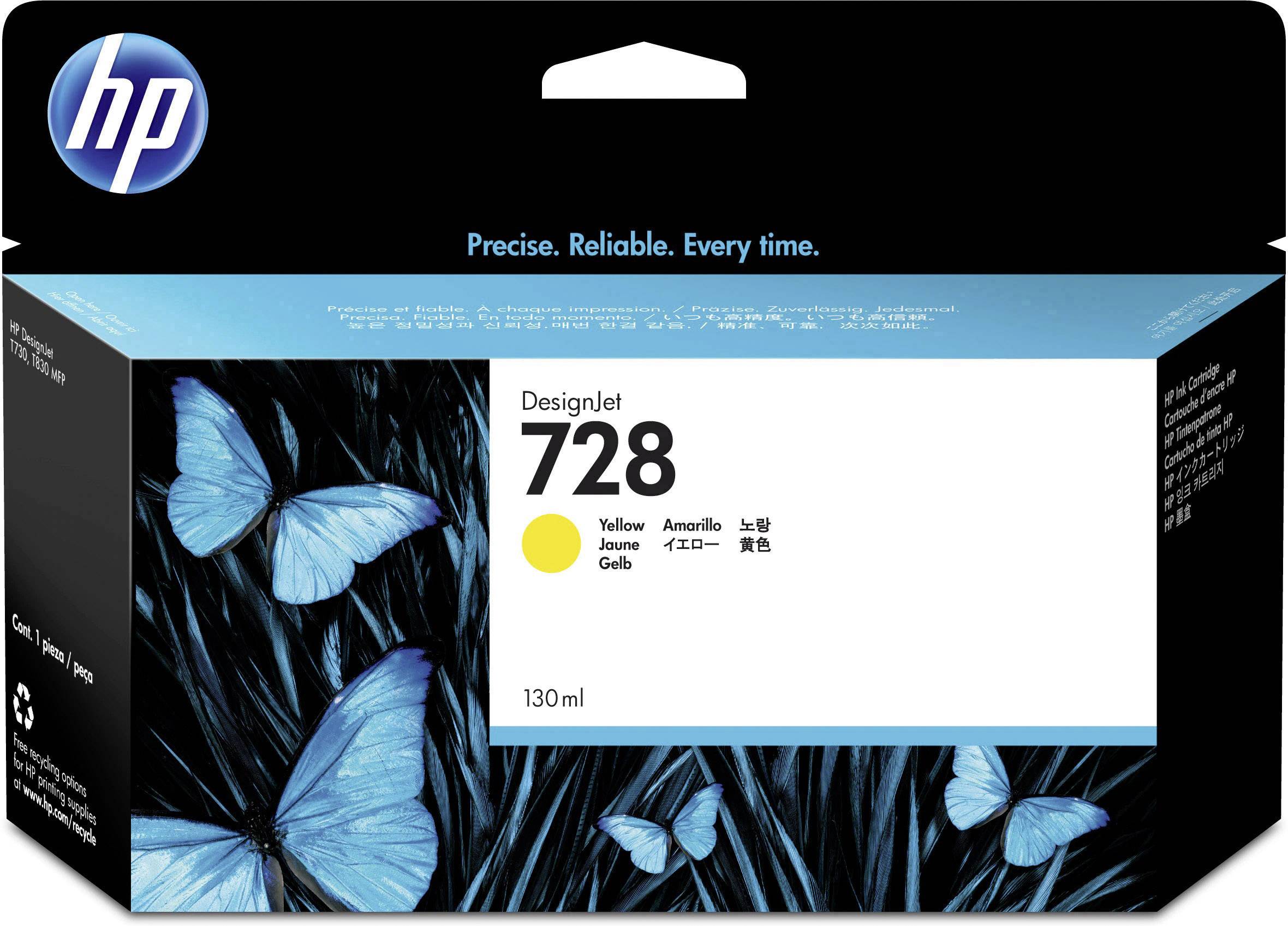 HP Druckerpatrone 728 Original Gelb 130 ml F9J65A 1 St.
