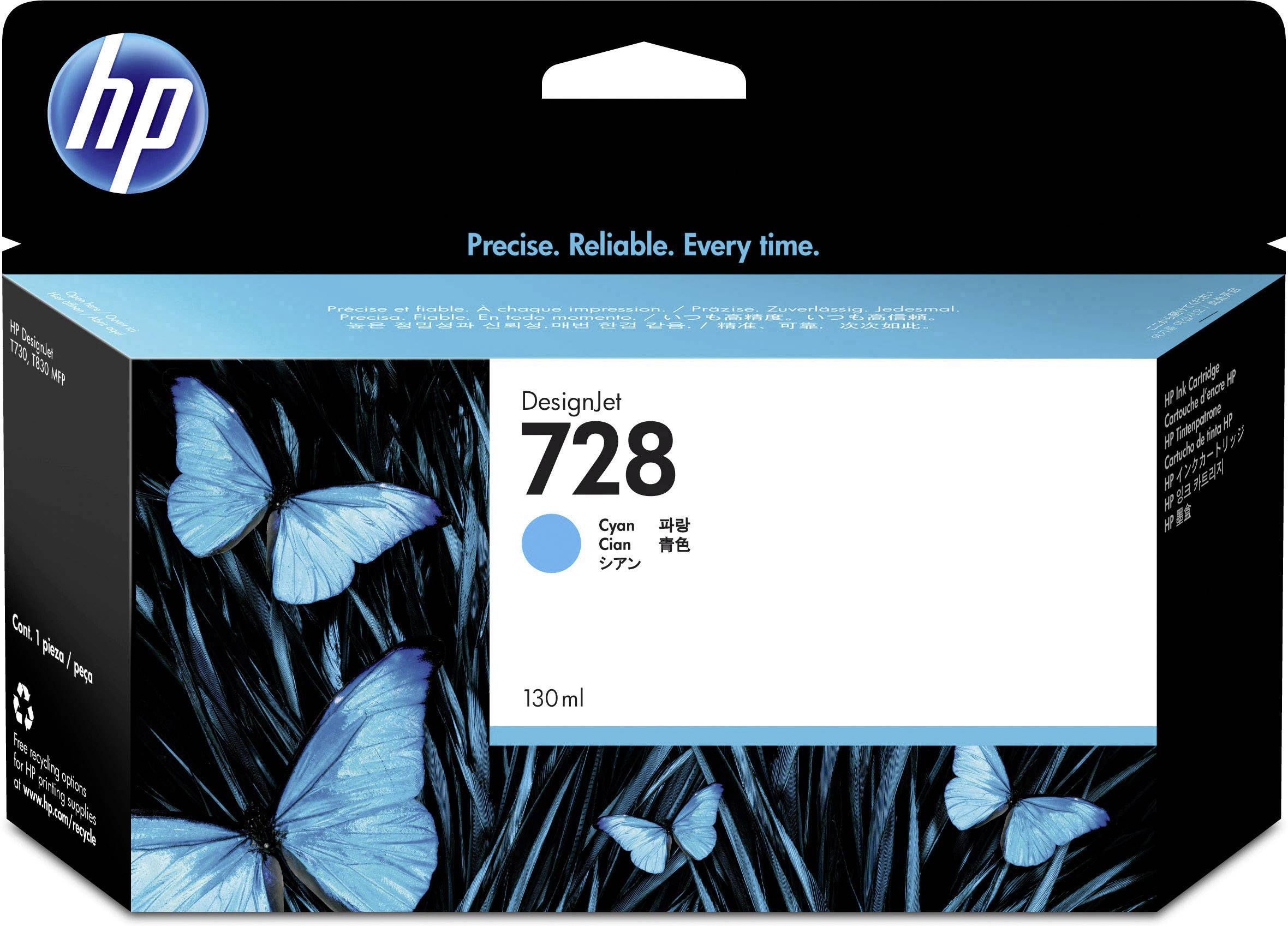 HP Druckerpatrone 728 Original Cyan 130 ml F9J67A 1 St.