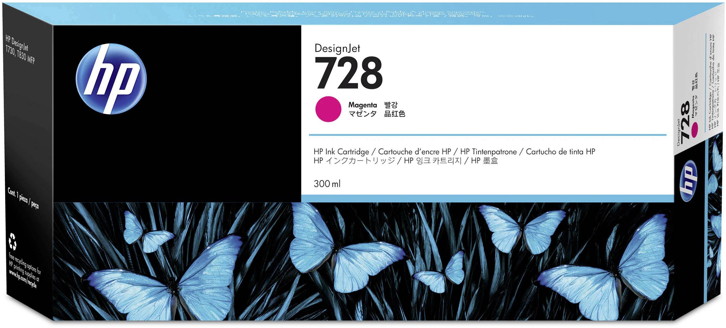 HP Druckerpatrone 728 Original Magenta 300ml F9K16A 1St.