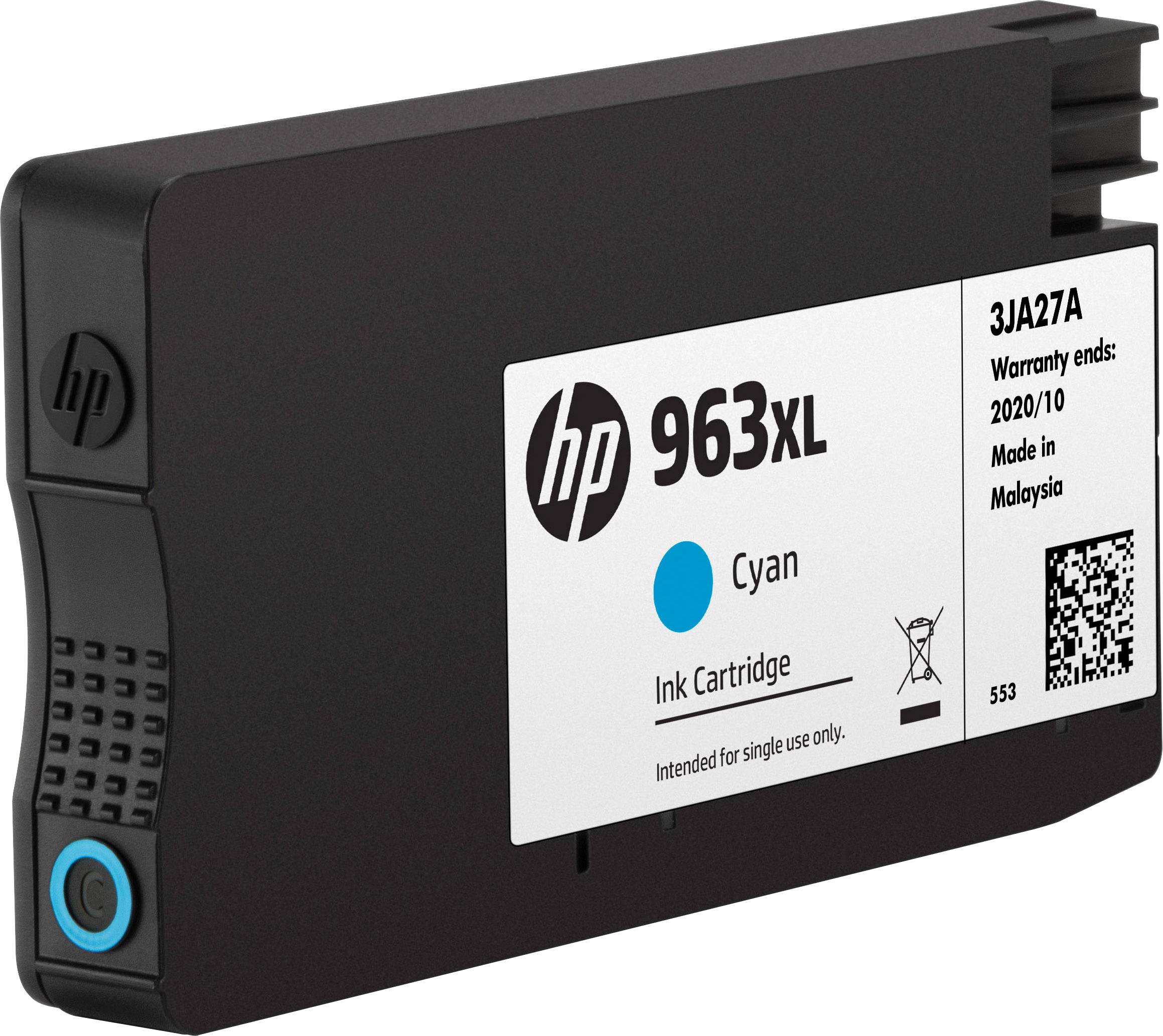 HP 963XL Druckerpatrone Original Cyan 3JA27AE Tinte