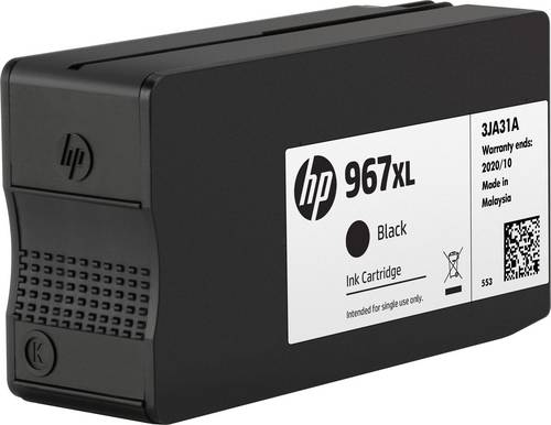 HP 967 XL Tintenpatrone Original Schwarz 3JA31AE Druckerpatrone