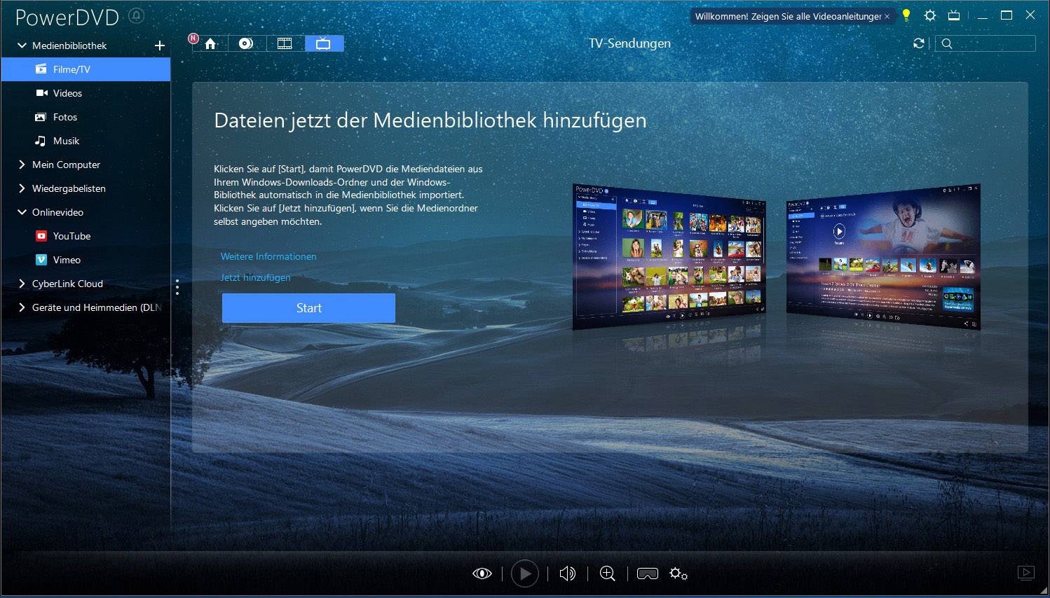 Cyberlink PowerDVD 19 Pro Vollversion, 1 Lizenz Windows Videobearbeitung