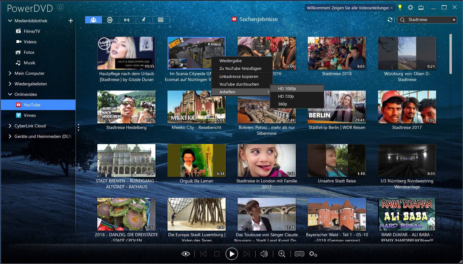 Cyberlink PowerDVD 19 Pro Vollversion, 1 Lizenz Windows Videobearbeitung
