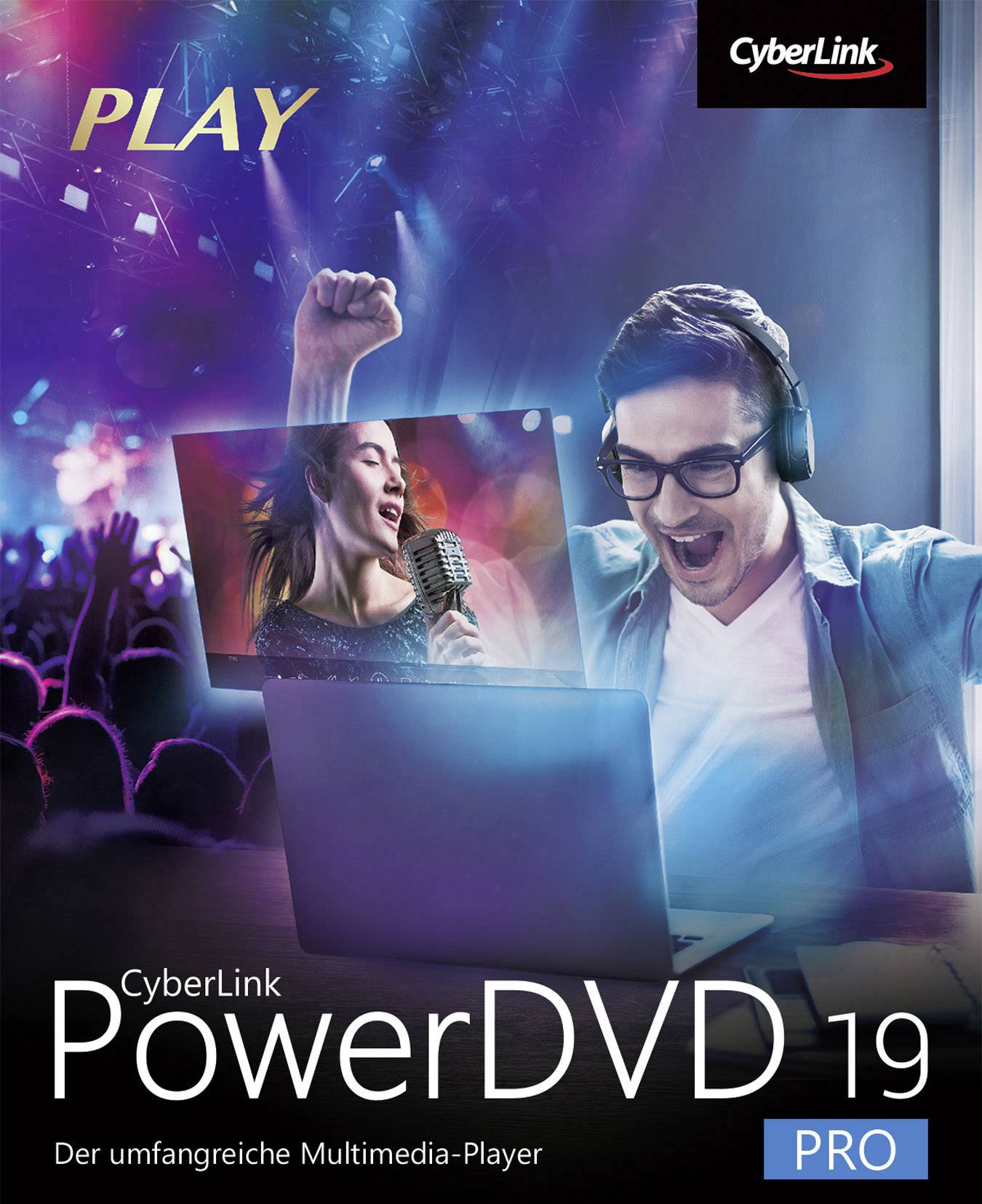 Cyberlink PowerDVD 19 Pro Vollversion, 1 Lizenz Windows Videobearbeitung