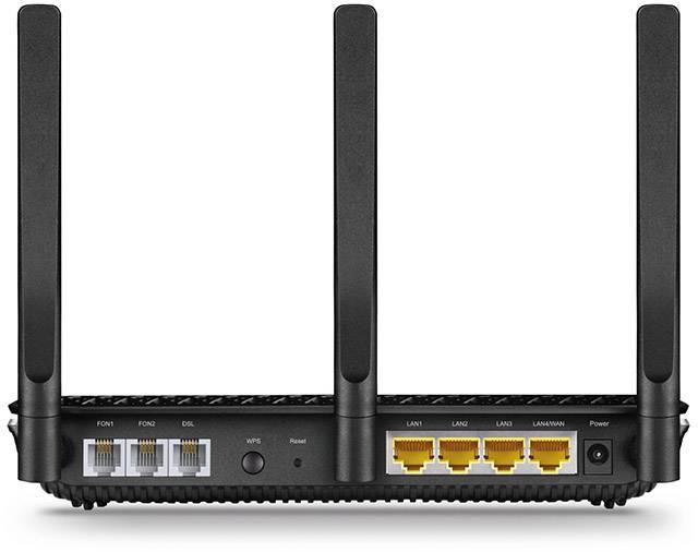 TP-LINK Archer VR900v WLAN Router mit Modem Integriertes Modem: VDSL, ADSL2+, ADSL 2.4 GHz, 5 GHz 1