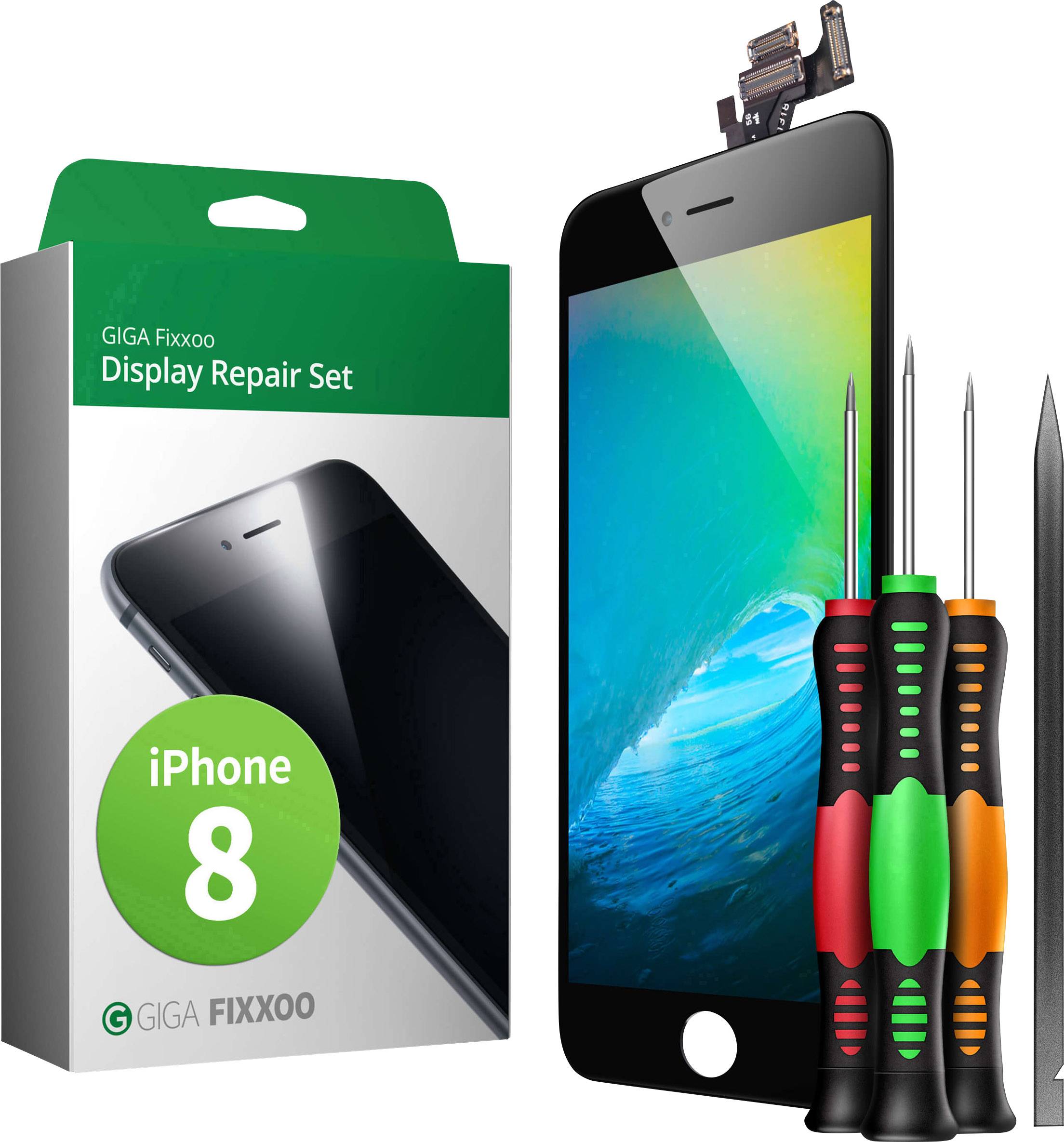 Giga Fixxoo Display Reparaturset Schwarz