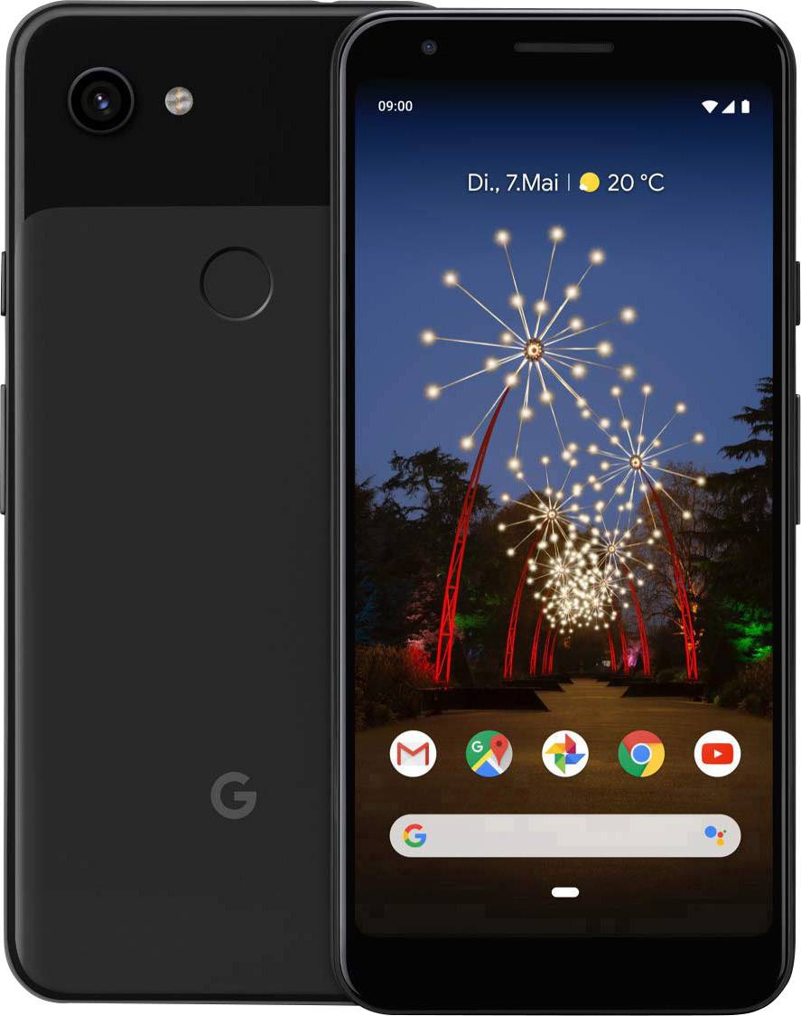 Google Pixel 3A XL 64 GB Just Black 15.2 cm (6 Zoll) Smartphone