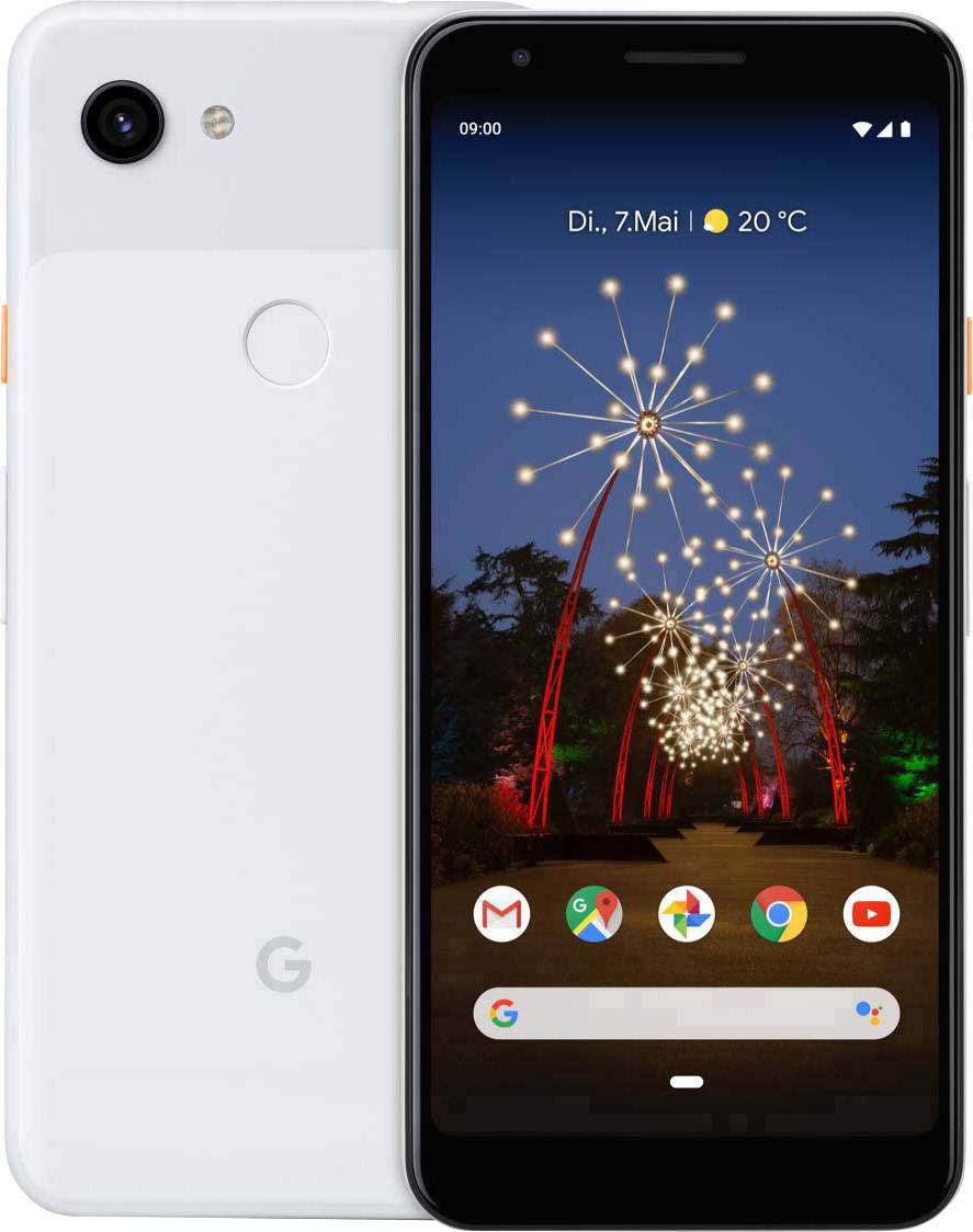 Google Pixel 3A 64 GB Clearly White 13.9 cm (5.46 Zoll) Smartphone
