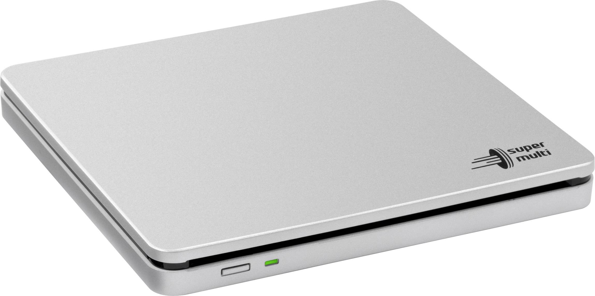 HL Data Storage GP70NS50.AHLE10B DVD-Brenner Extern Retail USB-A (USB 2.0) Silber