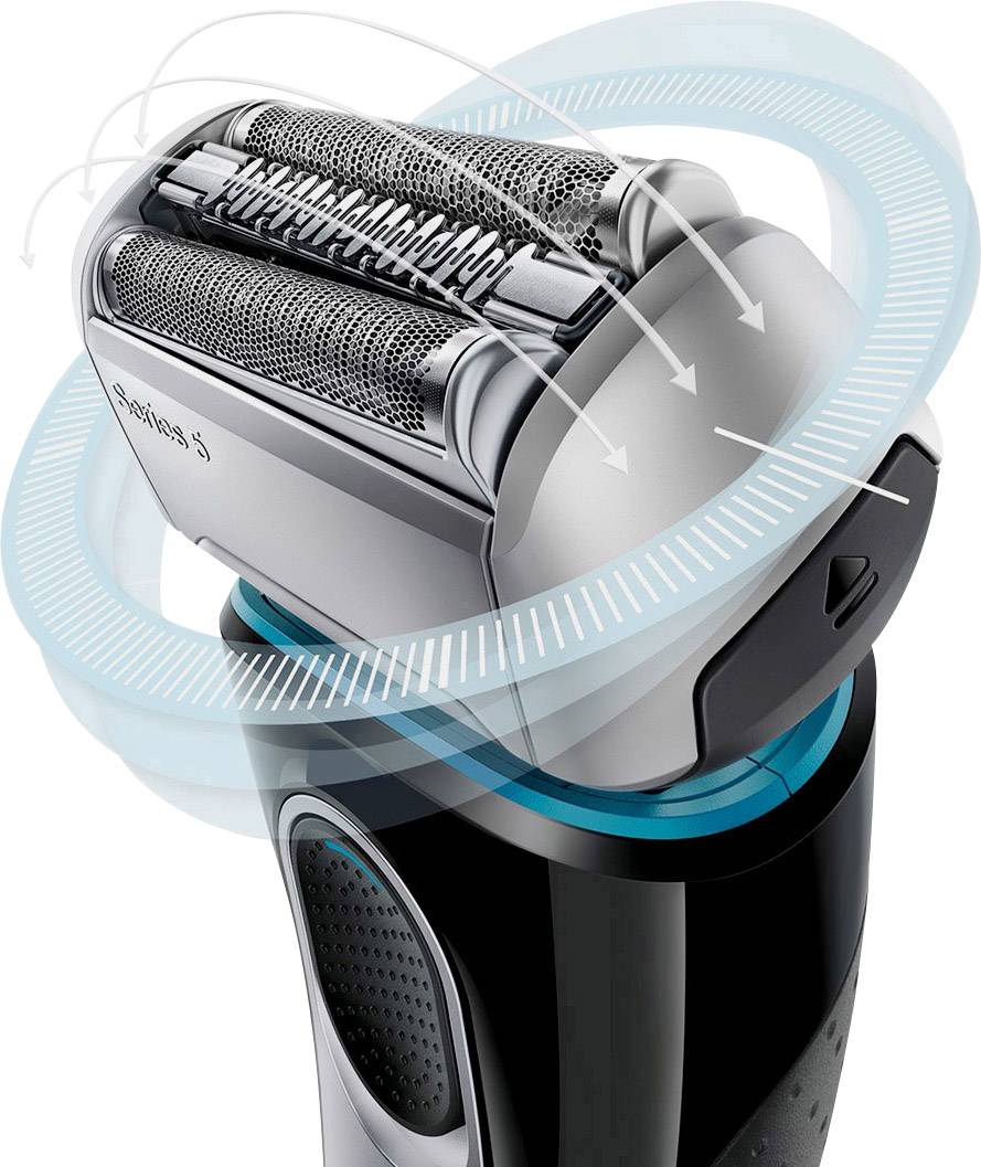 Braun Folienrasierer Series 5-5145s inklusive Armbanduhr BN0021 Schwarz, Blau