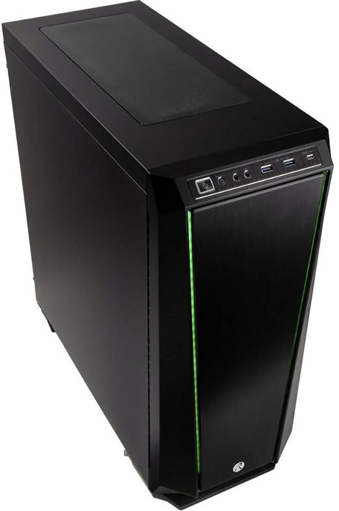 Raijintek Zofos Evo Silent Full Tower PC-Gehäuse, Gaming-Gehäuse Schwarz gedämmt, 3 vorinstallierte Lüfter, Integrierte
