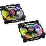 Raijintek AURAS 12 RGB PC-Gehäuse-Lüfter Schwarz, RGB (B x H x T) 120 x 120 x 25mm inkl. LED-Beleuchtung