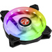 Raijintek IRIS 12 Rainbow RGB Orcus PWM PC-Gehäuse-Lüfter Schwarz, Transparent, RGB (B x H x T) 120 x 120 x 25mm inkl
