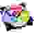 Raijintek IRIS 12 Rainbow RGB Orcus PWM PC-Gehäuse-Lüfter Schwarz, Transparent, RGB (B x H x T) 120