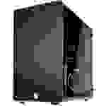 Raijintek THETIS Midi-Tower PC-Gehäuse Schwarz 1 Vorinstallierter LED Lüfter, Seitenfenster, Staubfilter