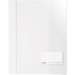 Durable 269002 Sichthefter Weiß DIN A4+ Beschriftungsfenster (90 x 57 mm), Einreißschutz, Innentasc