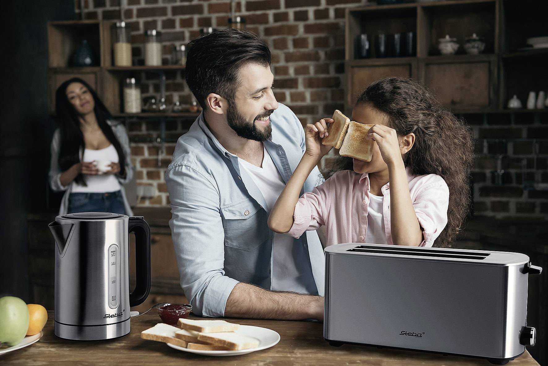 Steba WK 20 Wasserkocher Edelstahl Fassungsvermögen: 1.7l